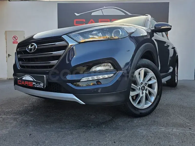 Usado Hyundai Tucson 131 CV (96 kW) 2018 Azul SUV