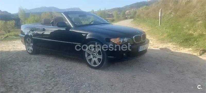 Usado BMW 320 Cabriolet 192 CV (141 kW) 2003 Negro Descapotable