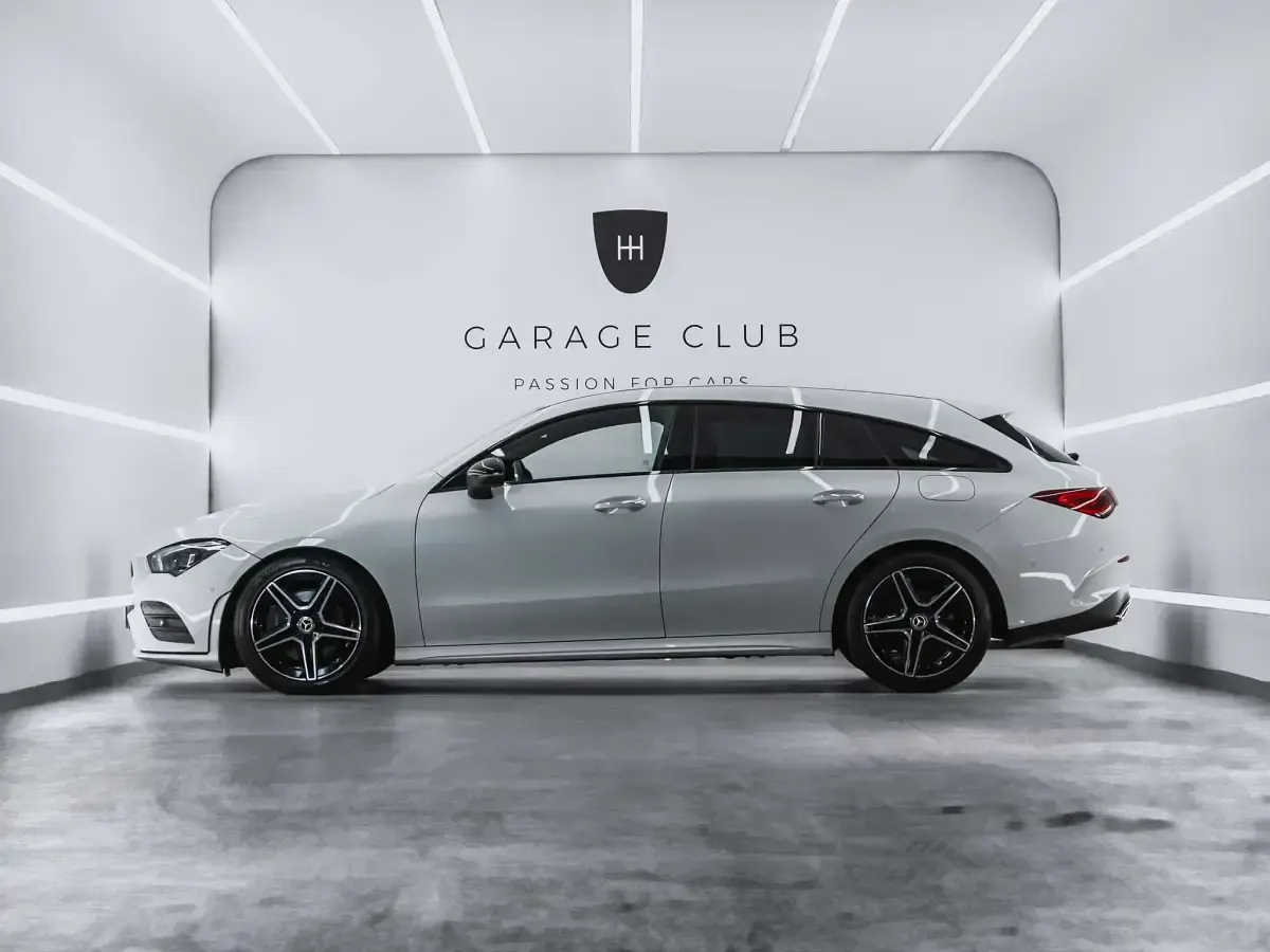 Usado Mercedes CLA200 AMG line 150 CV (110 kW) 2020 Blanco Coupe