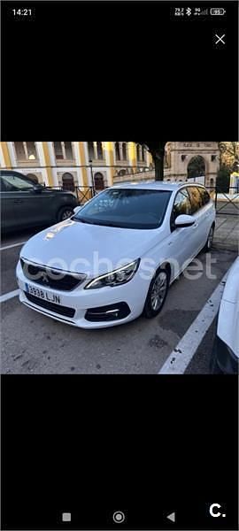 Usado Peugeot 308 SW Business-Line 100 CV (73 kW) 2020 Blanco Familiar