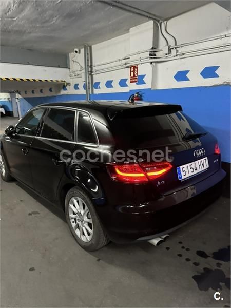 Negro Usado 2014 Audi A3 Sportback S-Line Berlina | 14.500 € (Precio justo) - Imagen 1/3