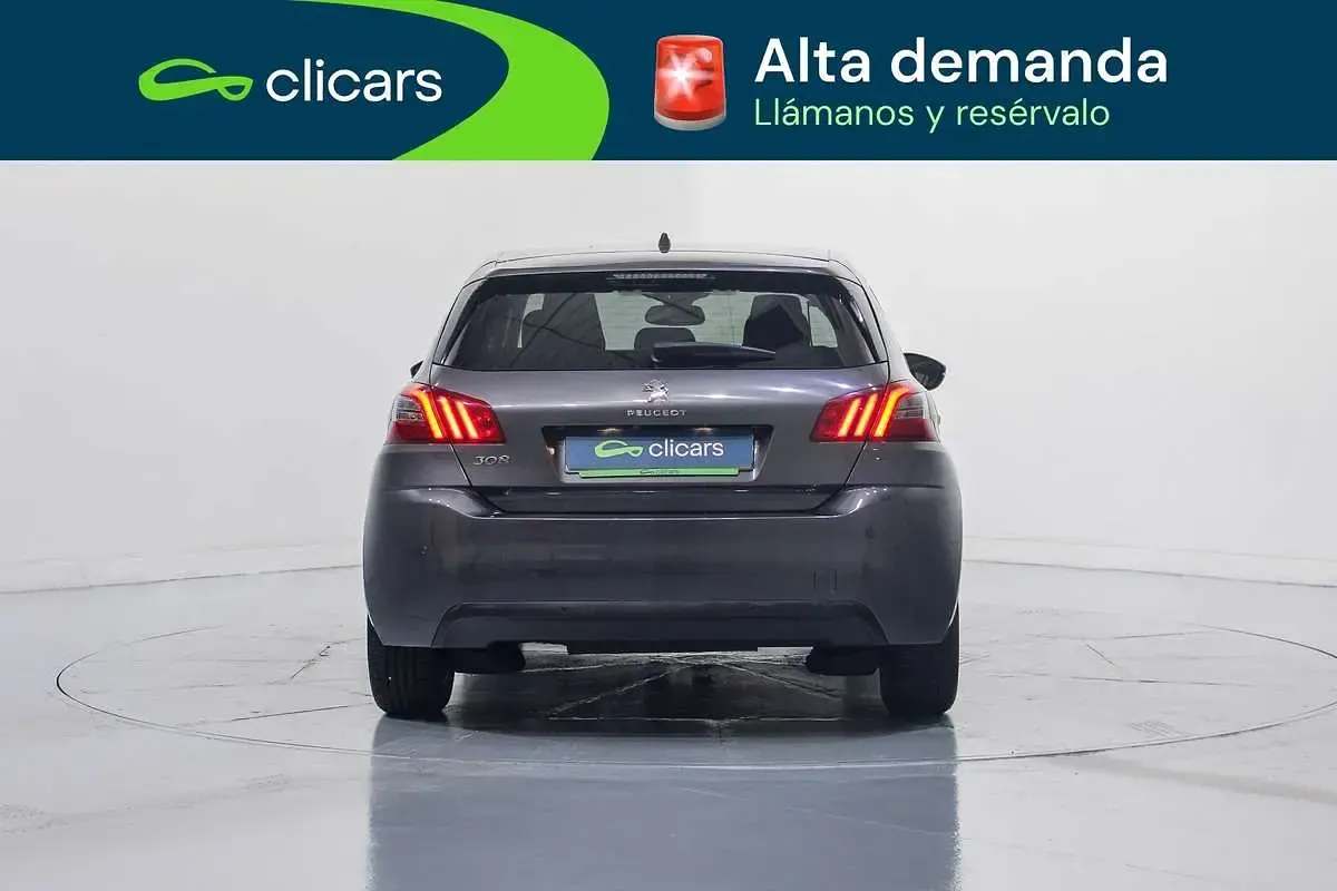 Usado Peugeot 308 Allure 131 CV (96 kW) 2021 Gris Utilitario