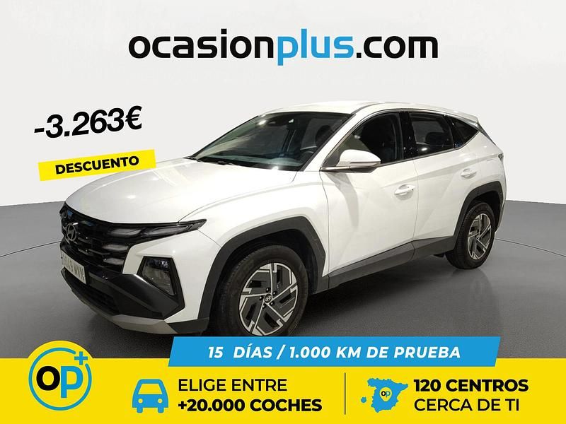 Blanco Usado 2024 Hyundai Tucson SUV | 30.400 € (Precio justo) - Imagen 1/4