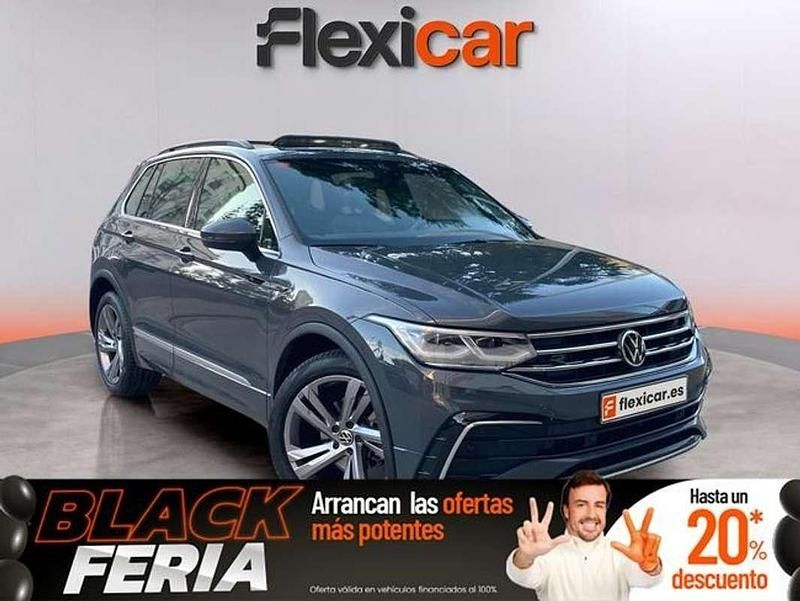 Gris Usado 2021 VW Tiguan R-line SUV | 28.790 € (Precio justo) - Imagen 1/4