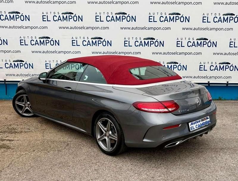 Usado Mercedes C220 194 CV (142 kW) 2018 Gris Descapotable