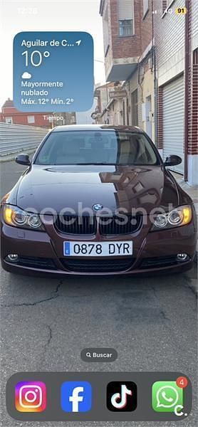 Usado BMW 320 150 CV (110 kW) 2006 Granate Berlina