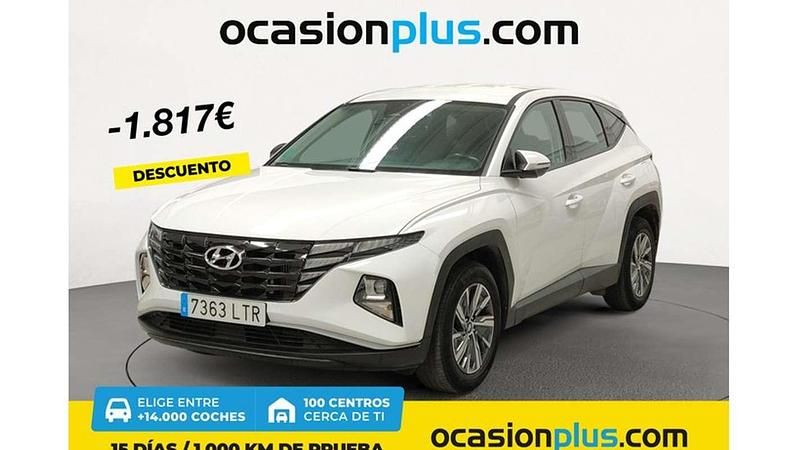 Blanco Usado 2021 Hyundai Tucson SUV | 17.773 € (Buen precio) - Imagen 1/4