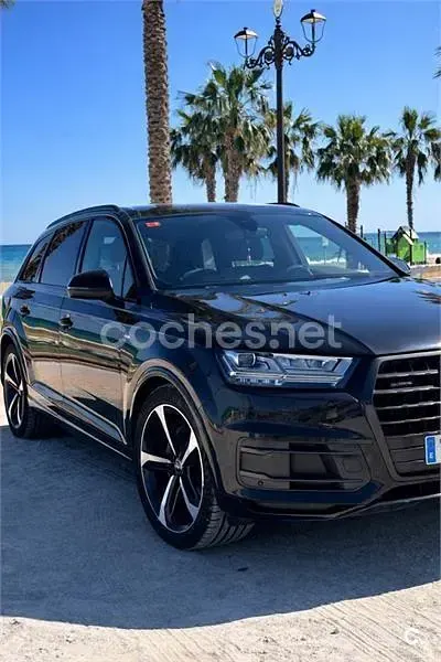 Usado Audi Q7 S-Line 272 CV (200 kW) 2017 Negro SUV