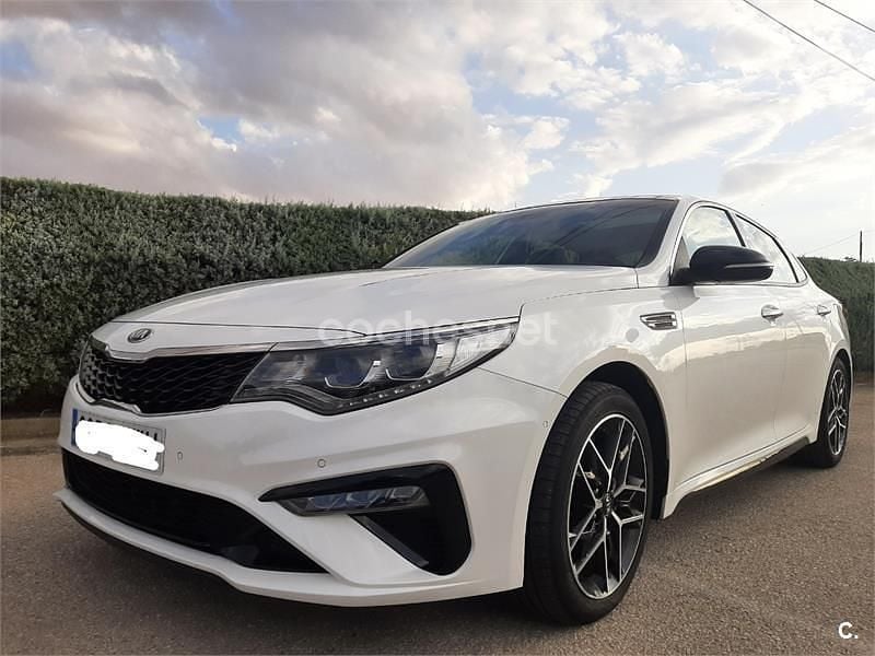 Usado Kia Optima GT-Line 136 CV (100 kW) 2019 Blanco Berlina
