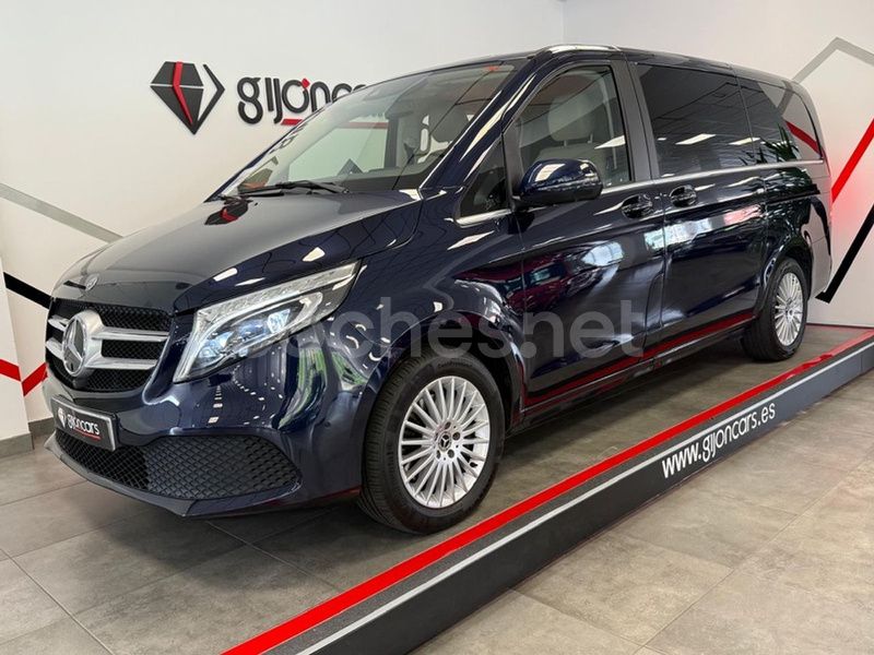 Azul Usado 2019 Mercedes V220 Avantgarde Monovolumen | 42.900 € (Precio justo) - Imagen 1/4