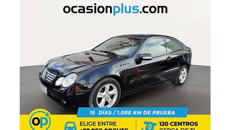 Negro Usado 2004 Mercedes C180 Coupe | 6800 € (Precio justo) - Imagen 1/4