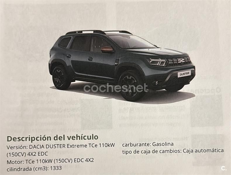Usado Dacia Duster Extreme 150 CV (110 kW) 2023 Verde SUV