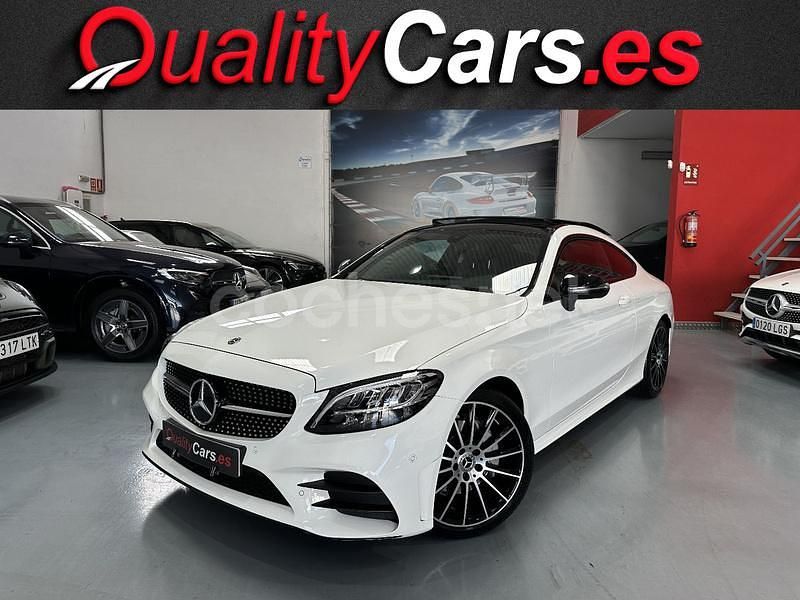 Blanco Usado 2021 Mercedes C220 Coupe | 40.900 € (Precio justo) - Imagen 1/4