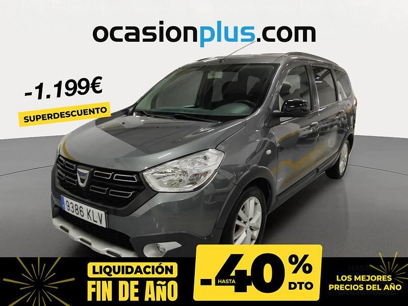 Gris Usado 2018 Dacia Lodgy Monovolumen | 13.190 € (Precio justo) - Imagen 1/4