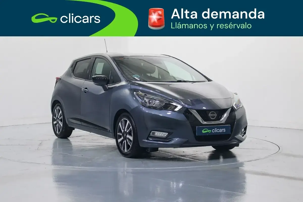 Usado Nissan Micra 92 CV (67 kW) 2021 Gris / plata Utilitario
