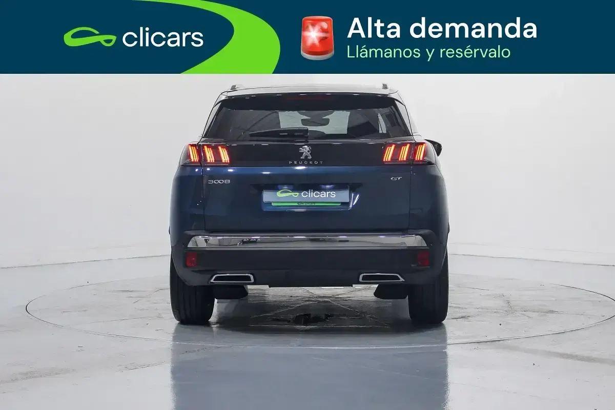 Usado Peugeot 3008 GT 136 CV (100 kW) 2024 Azul SUV