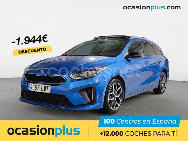 Azul Usado 2022 Kia Ceed GT-Line Familiar | 21.390 € (Caro) - Imagen 1/4