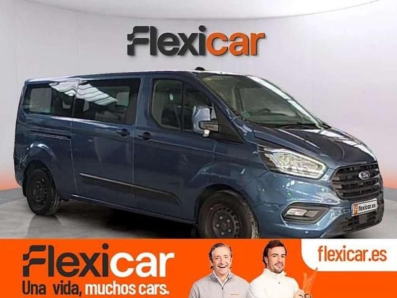 Azul Usado 2023 Ford Transit Custom Trend Familiar | 26.990 € (Super precio) - Imagen 1/4