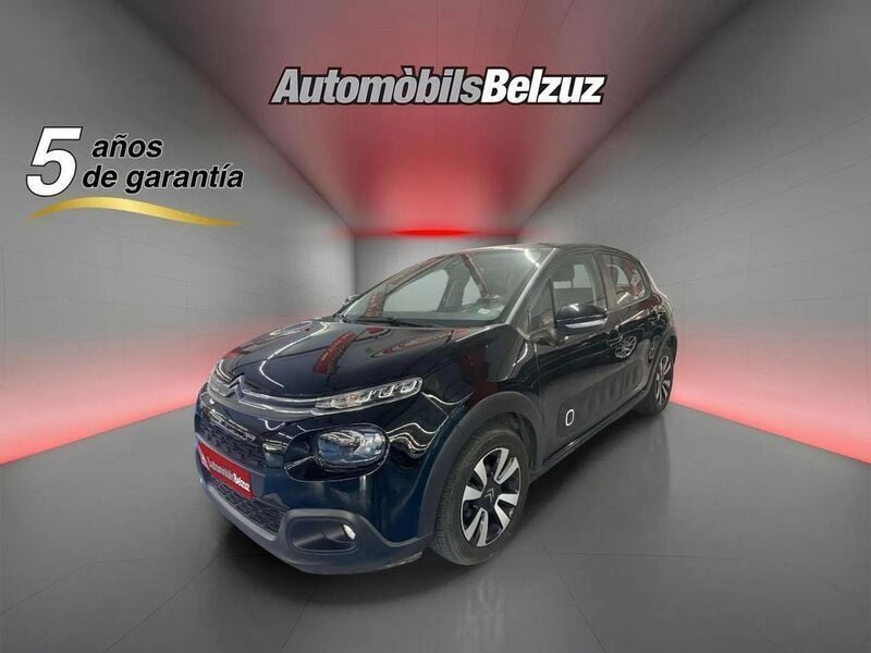 Negro Usado 2020 Citroën C3 Live Utilitario | 10.490 € (Precio justo) - Imagen 1/4