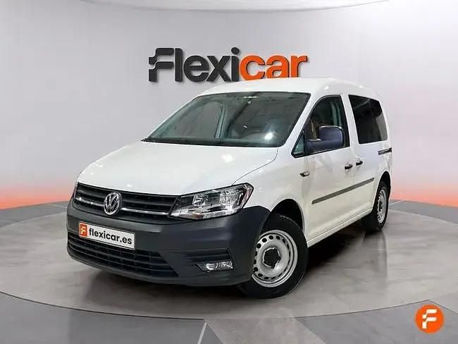 Käytetty VW Caddy 75 HP (55 kW) 2019 Valkoinen Tila-auto