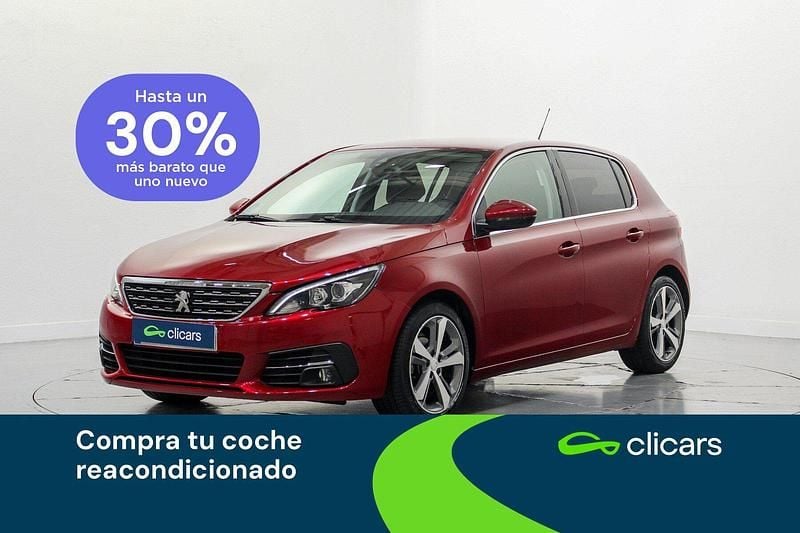 Rojo Usado 2020 Peugeot 308 Allure Berlina | 10.690 € (Precio justo) - Imagen 1/4