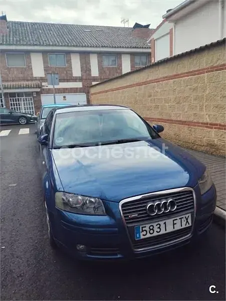Usado Audi A3 S-Line 140 CV (102 kW) 2007 Azul Utilitario