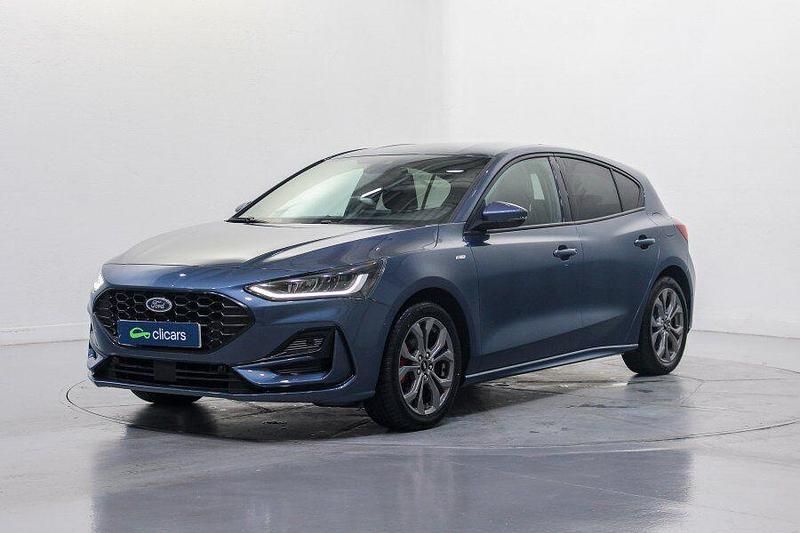 Usado Ford Focus ST-Line 125 CV (91 kW) 2022 Azul Berlina