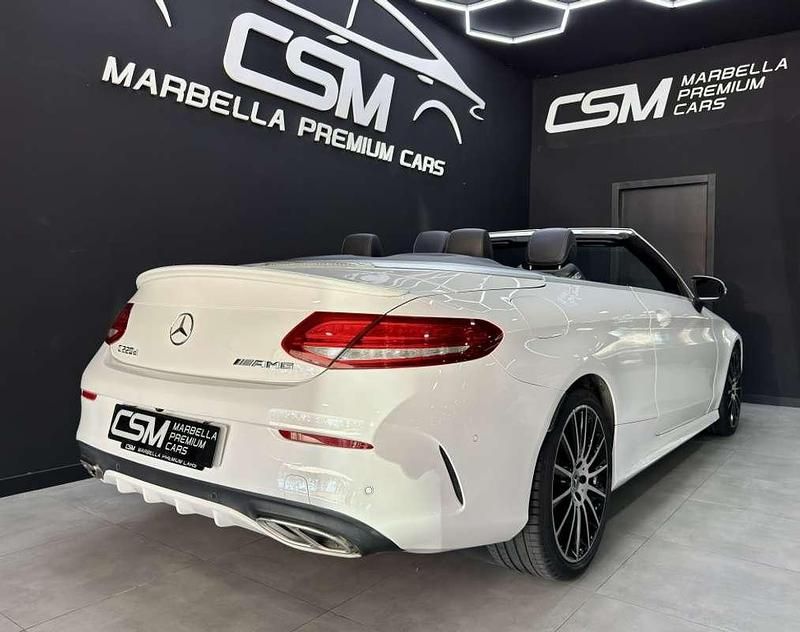 Usado Mercedes C220 194 CV (142 kW) 2018 Blanco Descapotable