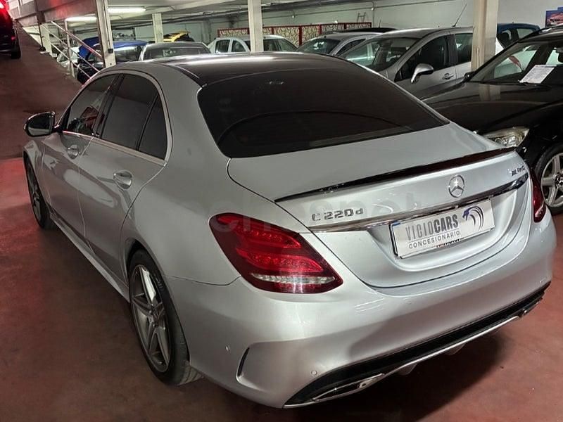 Usado Mercedes C200 AMG 136 CV (100 kW) 2016 Gris / plata Berlina