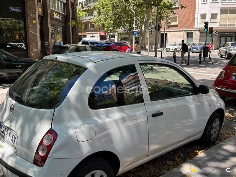 Blanco Usado 2007 Nissan Micra Visia Berlina | 2850 € - Imagen 1/4