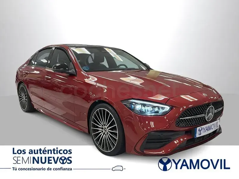 Usado Mercedes C200 204 CV (150 kW) 2022 Rojo Berlina