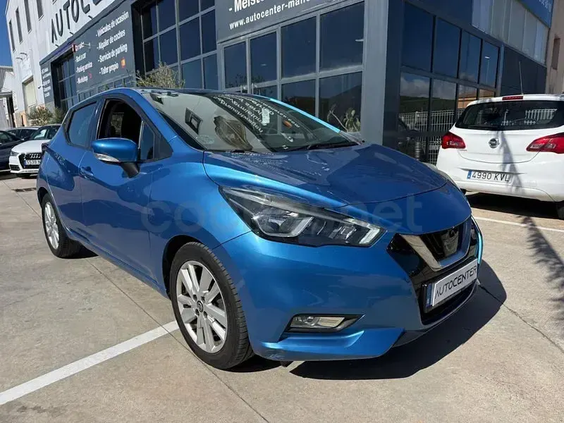Usado Nissan Micra Acenta 100 CV (73 kW) 2019 Azul Utilitario