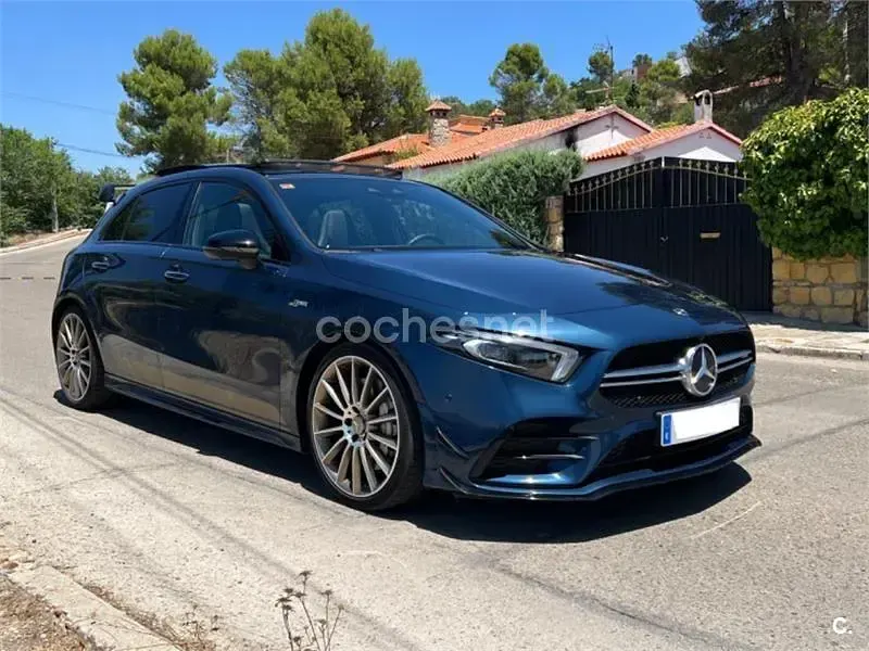 Usado Mercedes A35 AMG 306 CV (225 kW) 2019 Azul Berlina