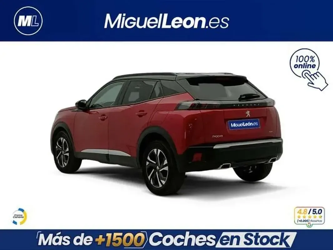 Usado Peugeot 2008 GT 131 CV (96 kW) 2021 Rojo SUV