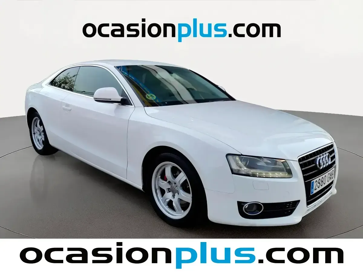 Usado Audi A5 190 CV (139 kW) 2009 Blanco Coupe