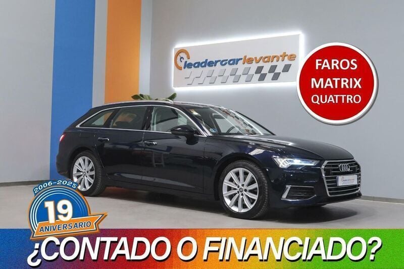 Azul Usado 2019 Audi A6 Design Familiar | 37.900 € (Precio justo) - Imagen 1/4