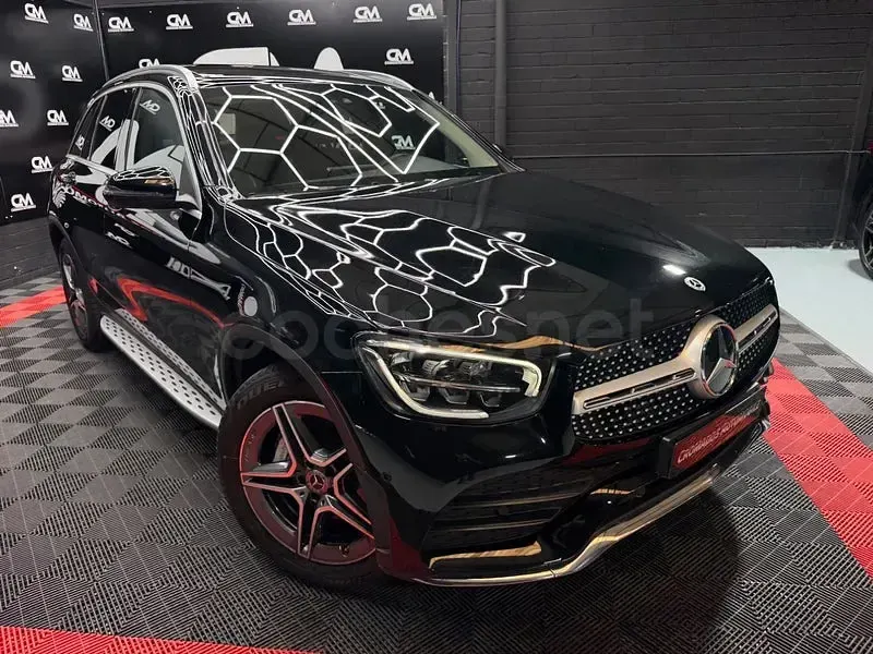 Usado Mercedes GLC220 194 CV (142 kW) 2022 Negro SUV