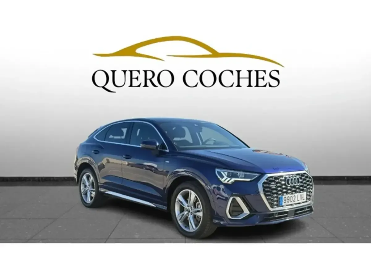 Usado Audi Q3 Sportback S-Line 190 CV (139 kW) 2021 Azul SUV