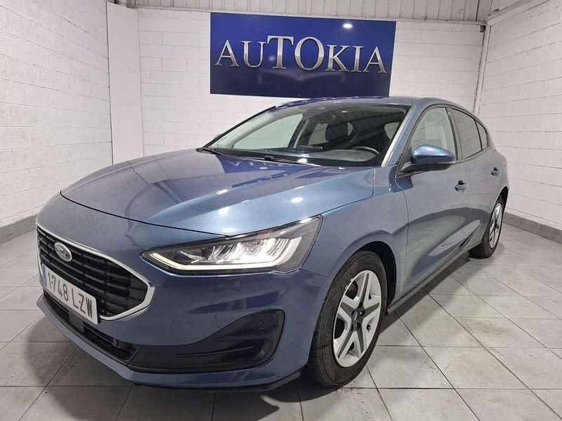 Azul Usado 2022 Ford Focus Trend Berlina | 17.400 € (Precio justo) - Imagen 1/4