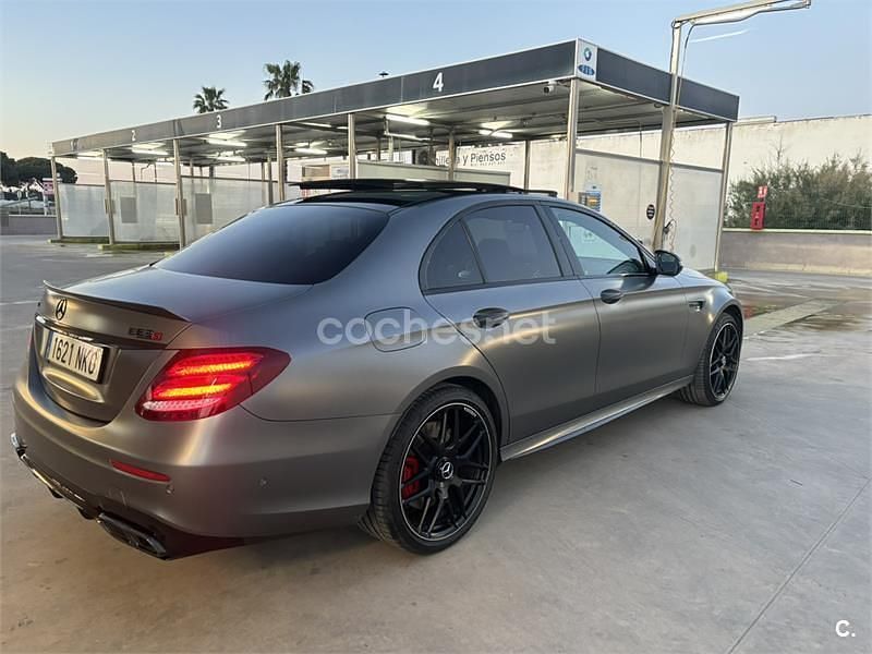 Usado Mercedes E63S AMG 612 CV (450 kW) 2018 Gris / plata Berlina