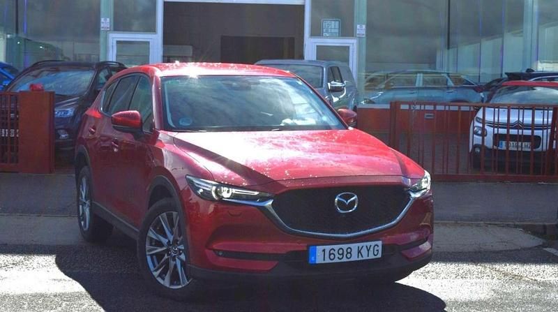 Usado Mazda CX-5 150 CV (110 kW) 2019 Granate SUV