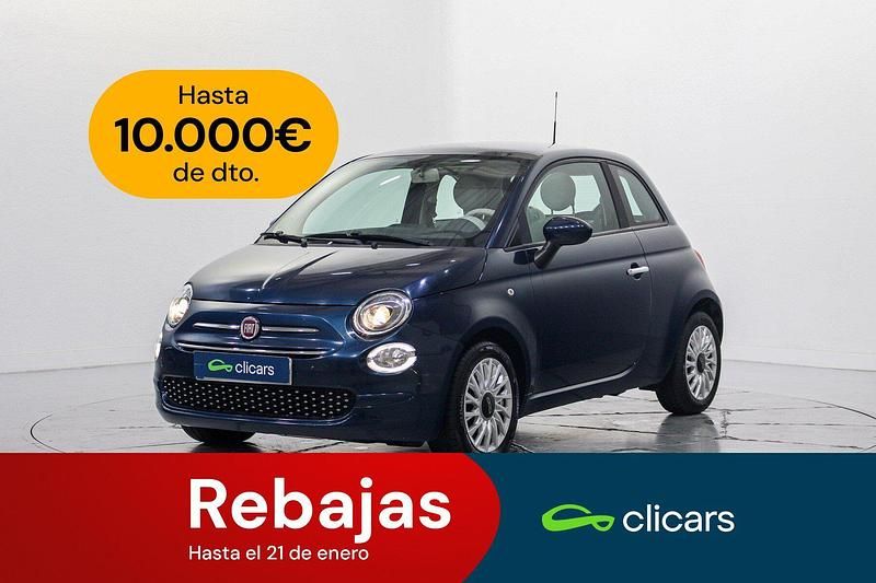 Azul Usado 2020 Fiat 500 Lounge Utilitario | 8990 € (Precio justo) - Imagen 1/4