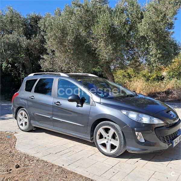 Usado Peugeot 308 SW Premium 150 CV (110 kW) 2009 Gris / plata Familiar
