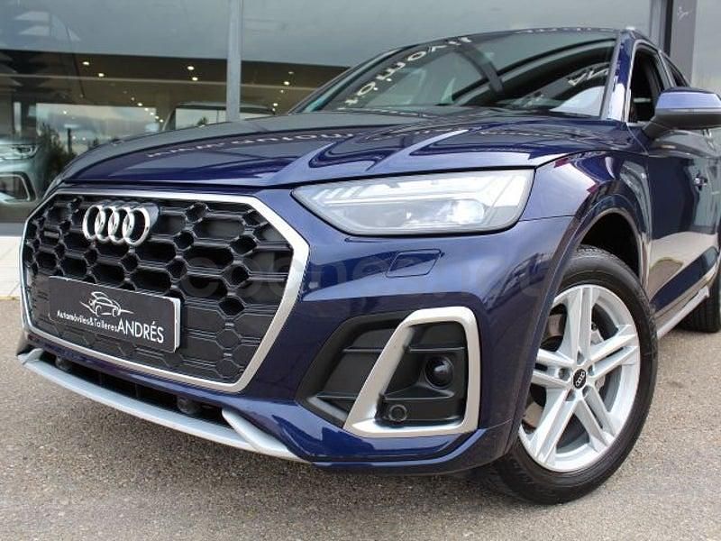 Usado Audi Q5 S-Line 204 CV (150 kW) 2021 Azul SUV