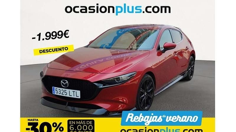 Rojo Usado 2021 Mazda 3 Utilitario | 19.991 € (Precio justo) - Imagen 1/4