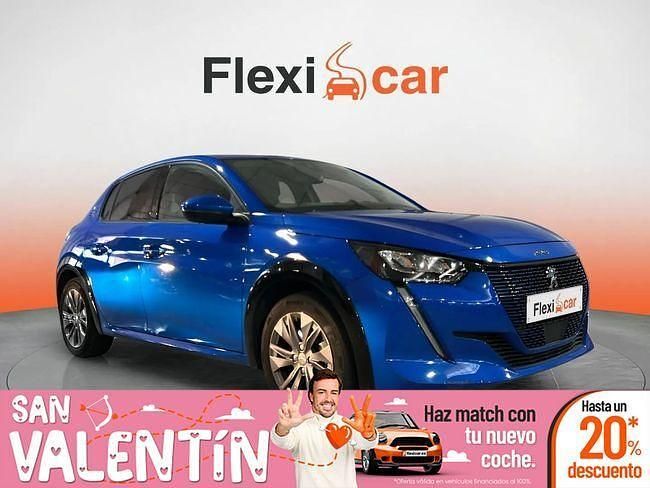Usado Peugeot e-208 Allure 100 kW (136 CV) 2021 Azul Utilitario