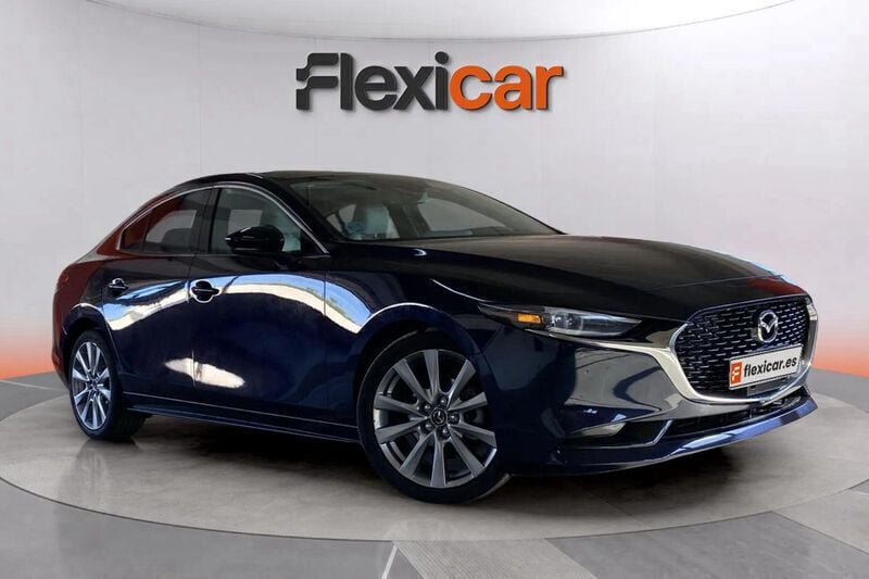 Azul Usado 2021 Mazda 3 Berlina | 21.290 € (Precio justo) - Imagen 1/4