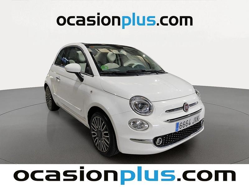 Usado Fiat 500C Lounge 69 CV (50 kW) 2017 Blanco Descapotable