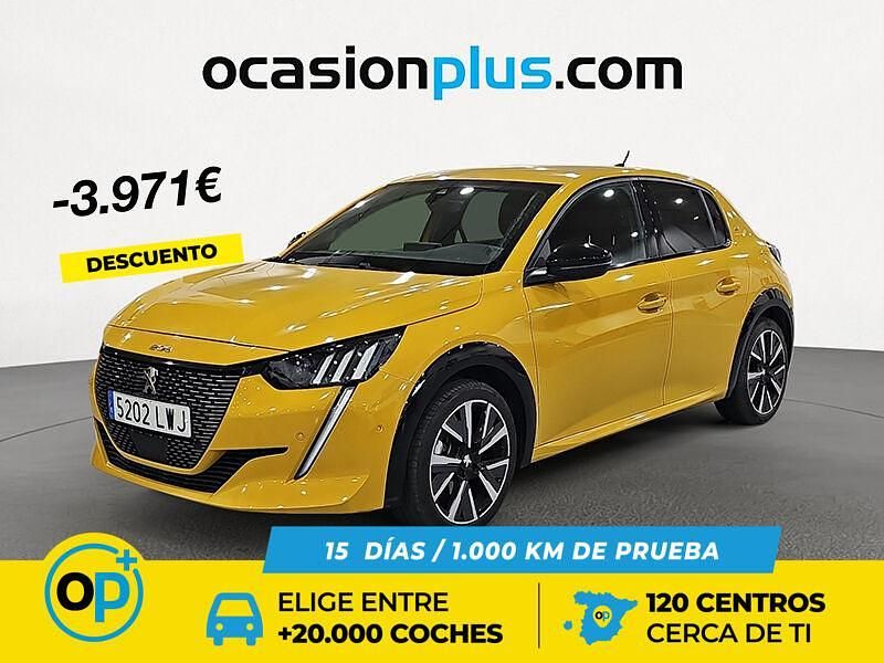Amarillo Usado 2022 Peugeot 208 GT Utilitario | 16.450 € (Caro) - Imagen 1/4