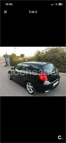 Usado BMW 118 143 CV (105 kW) 2009 Negro Utilitario